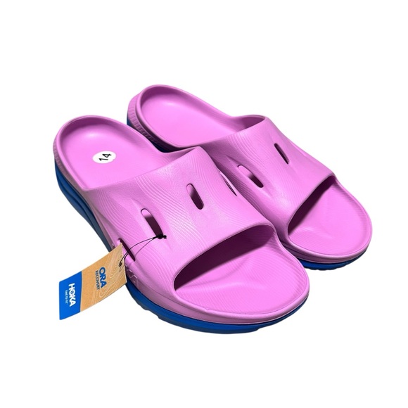 Hoka One One Other - Hoka One One Ora Recovery Slide 3 Cyclamen Coastal Sky Men's Sandal Size 14 NWT
